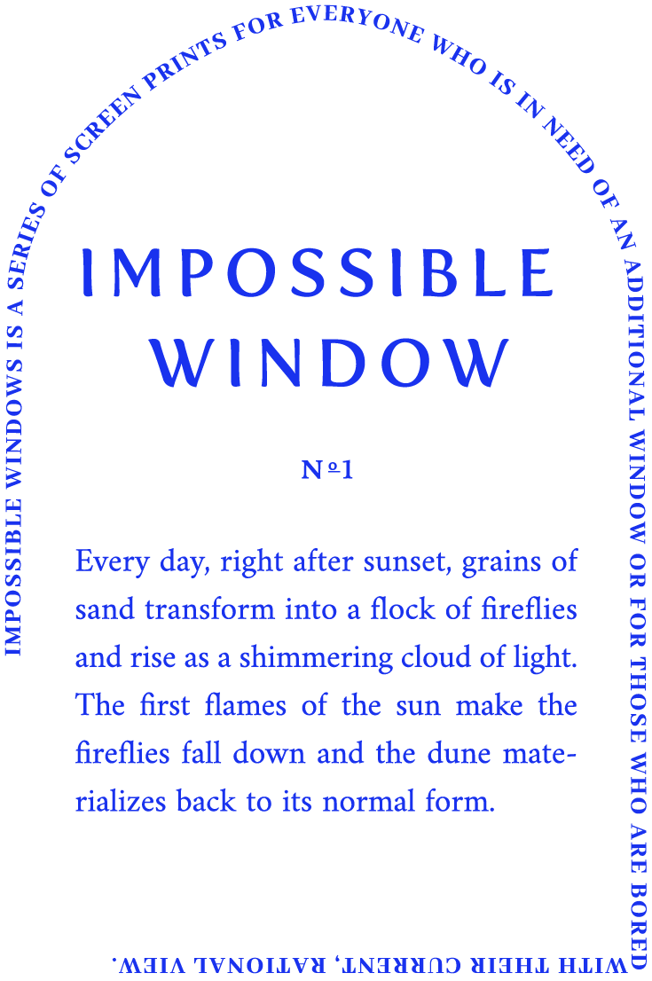 Impossible Window screenprints by Eugenia Wasylczenko