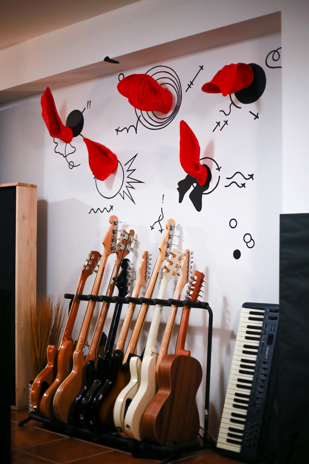 BACO recording studio ears mural by Eugenia Wasylczenko